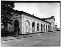 837538 Gezicht op het voormalige stationsgebouw Amersfoort NCS aan het Smallepad te Amersfoort.